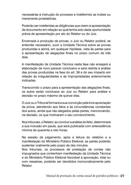 MANUAL DE PRESTAÇÃO DE CONTAS ANUAL DE PARTIDOS POLÍTICOS