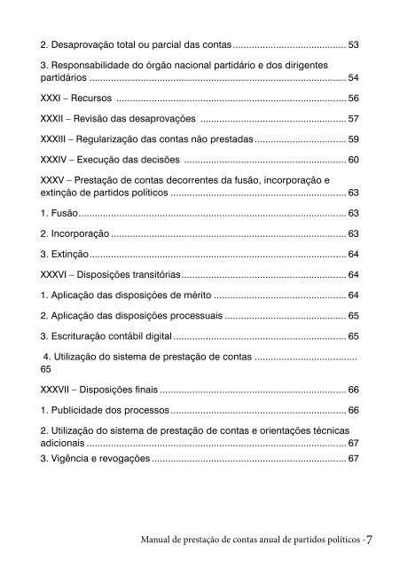 MANUAL DE PRESTAÇÃO DE CONTAS ANUAL DE PARTIDOS POLÍTICOS