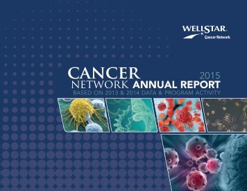 WellStar Cancer Network 2015 Annual Report