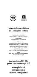 formato pdf - UPBeduca - UniversitÃ  Popolare Biellese