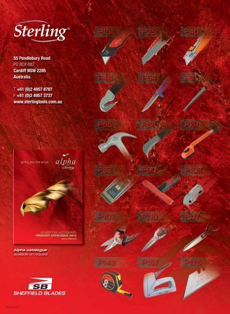 Sterling Catalogue 2013