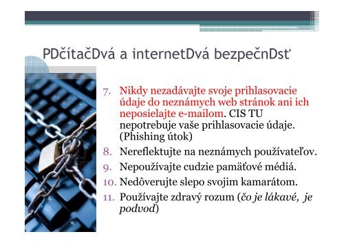 Úvod do informačných systémov na TU