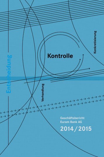 Geschäftsbericht Euram Bank AG 2014 / 2015