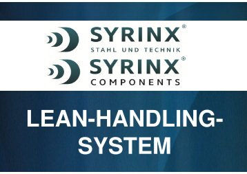 SYRINX - Lean Handling System