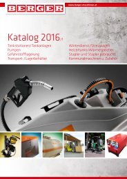 BERGER Maschinen Katalog 2016-1