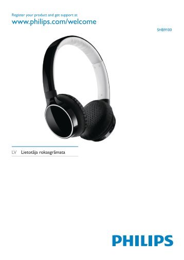 Philips Cuffia stereo Bluetooth - Istruzioni per l'uso - LAV