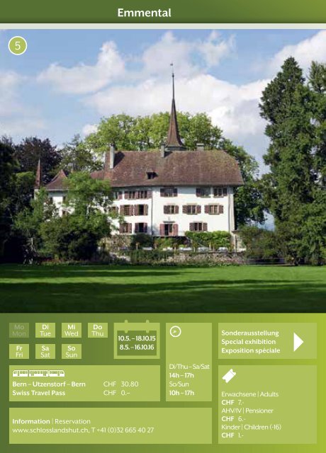 Bern Excursions 2015 / 2016