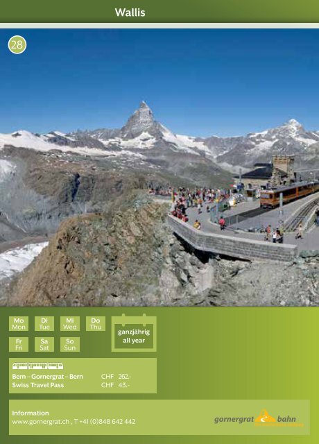 Bern Excursions 2015 / 2016