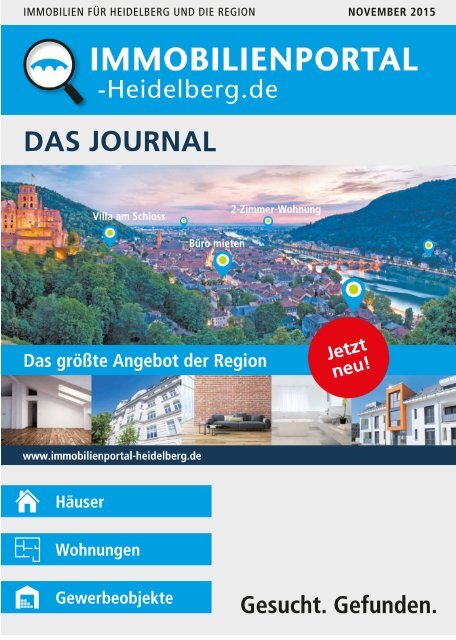 Immobilienportal Heidelberg - DAS JOURNAL November 2015