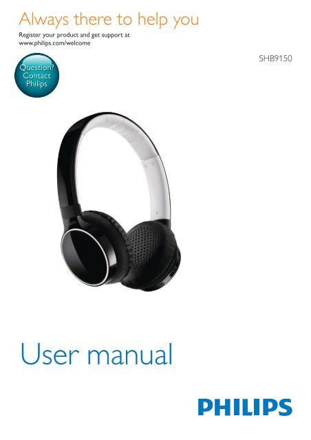 Philips Cuffie wireless Bluetooth\u0026amp;reg; - Istruzioni per l'uso - AEN