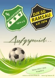 Aufgspuid- Saison 2015/16 Ausgabe 6