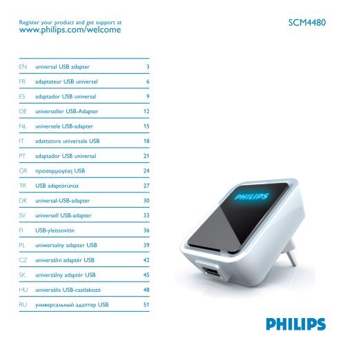 Philips Power2Charge - Istruzioni per l'uso - FRA