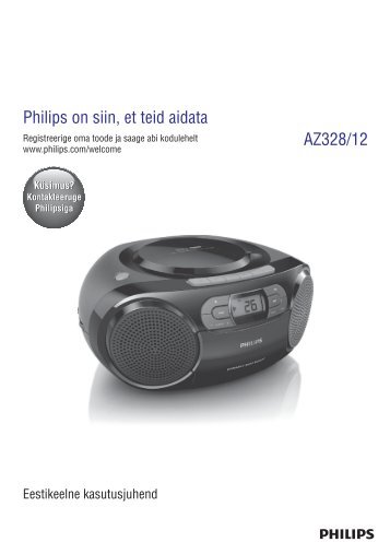 Philips Stereo CD - Istruzioni per l'uso - EST