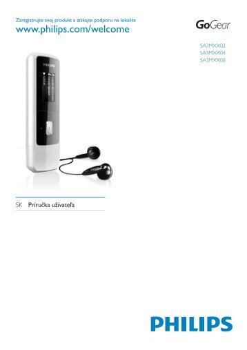 Philips GoGEAR Lettore MP3 - Istruzioni per l'uso - SLK