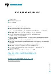 Download press kit - EVS