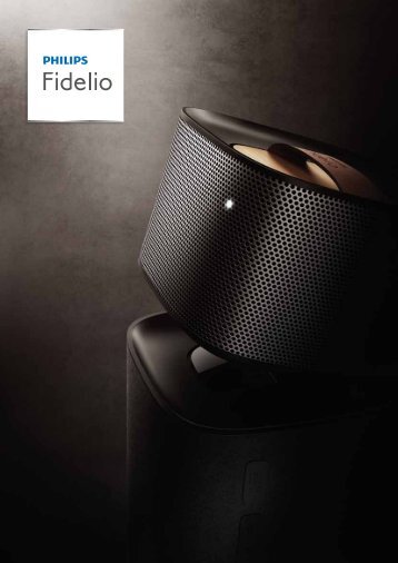 Philips Fidelio altoparlante wireless portatile - Product Brochure - DEU
