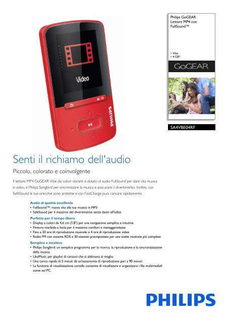 Cavo USB Per Ricarica E Dati Per Philips GoGEAR Ariaz, Connettore Mini-B, Lunghezza 1 Metro, Nuovo