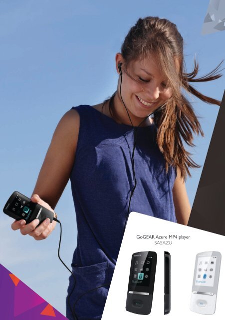 Philips GoGEAR Lettore MP3 - Product Brochure - AEN