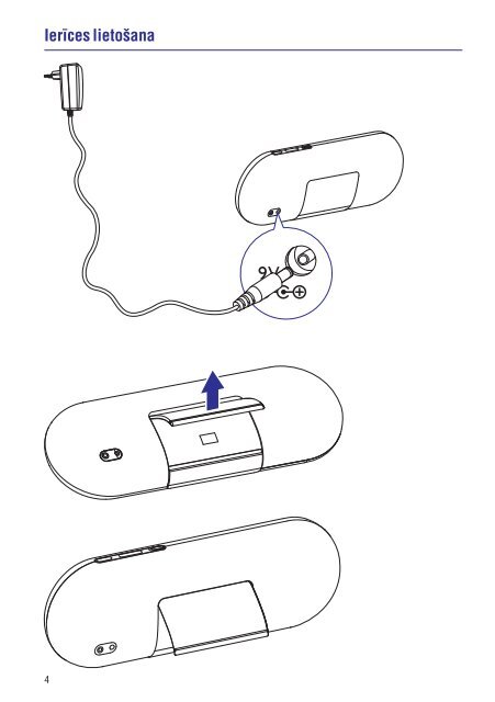 Philips Sistema docking con altoparlanti - Istruzioni per l'uso - LAV