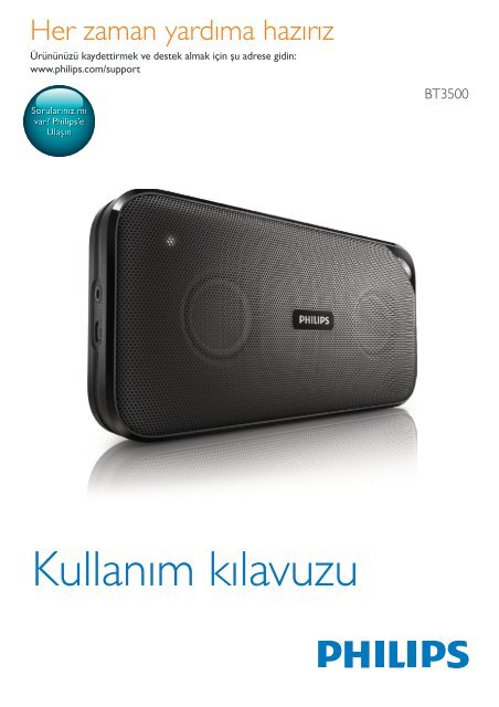 Philips altoparlante wireless portatile - Istruzioni per l'uso - TUR