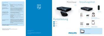 Philips PhotoViewer - Guida rapida - DEU