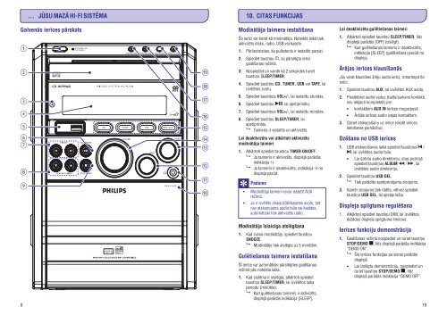 Philips Sistema Micro Hi-Fi Classico - Istruzioni per l'uso - LAV