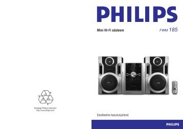Philips Sistema mini Hi-Fi - Istruzioni per l'uso - EST