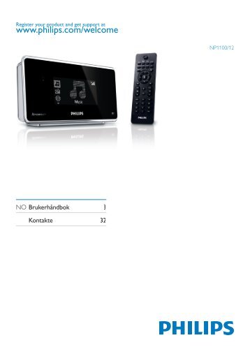 Philips Streamium Network Music Player - Istruzioni per l'uso - NOR