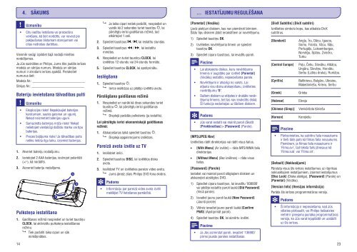 Philips Micro DVD - Istruzioni per l'uso - LAV