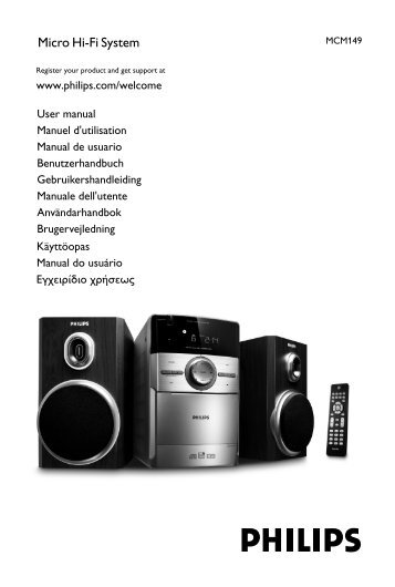 Philips Sistema micro Hi-Fi - Istruzioni per l'uso - FRA