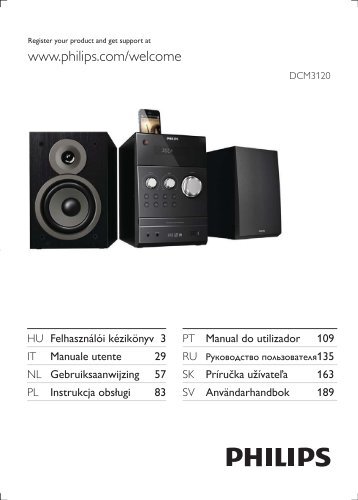 Philips Sistema audio micro classico - Istruzioni per l'uso - POL