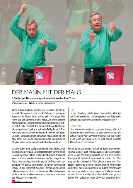 ego Magazin Trier - Ausgabe 4