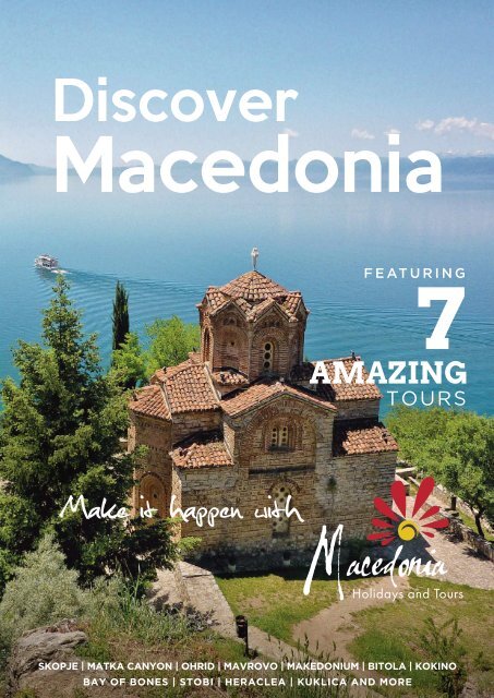 Macedonia Holidays and Tours Catalog