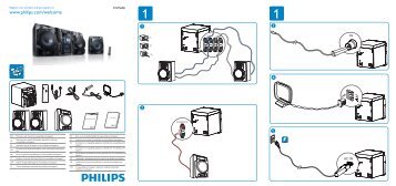 Philips Sistema mini Hi-Fi - Guida rapida - SWE