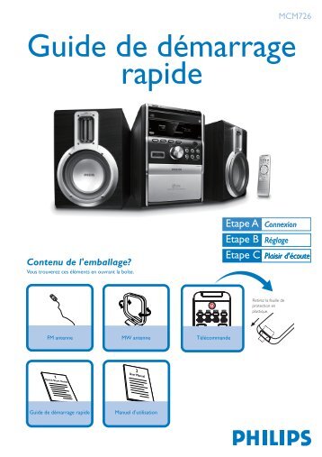 Philips Sistema micro Hi-Fi - Guida rapida - FRA