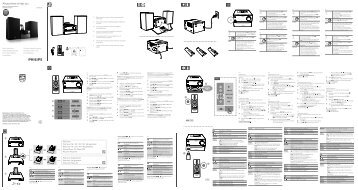 Philips Sistema musicale micro - Guida rapida - CES