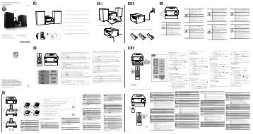 Philips Sistema musicale micro - Guida rapida - HUN