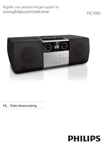 Philips Sistema musicale micro - Istruzioni per l'uso - NLD