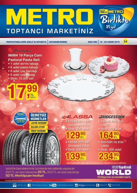 Metropost 24-Gıda Dışı 12.11.2015-26.11.2015