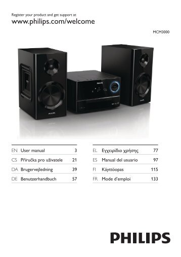 Philips Sistema musicale micro - Istruzioni per l'uso - ELL