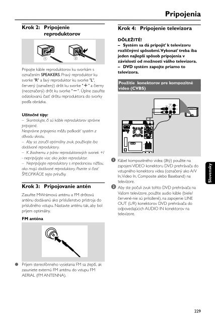 Philips Sistema Micro DVD classico - Istruzioni per l'uso - SLK