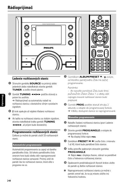 Philips Sistema Micro DVD classico - Istruzioni per l'uso - SLK