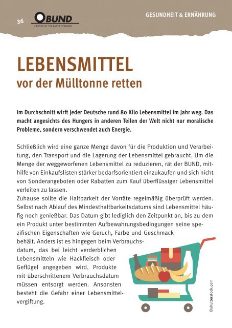 BUND Umwelt-Tipps Konstanz/Ravensburg/Ulm/Biberach 2016