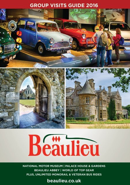 Beaulieu & Buckler's Hard Groups Brochure 2016