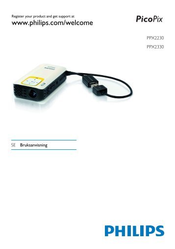 Philips PicoPix Proiettore tascabile - Istruzioni per l'uso - SLV