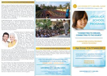 Angelica School Program - India