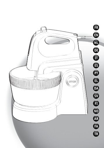 Moulinex POWERMIX HM6151 - Manuale d'Istruzione English