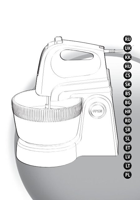 Moulinex POWERMIX HM6151 - Manuale d'Istruzione Sloven&scaron;&#269;ina (Slovenian)