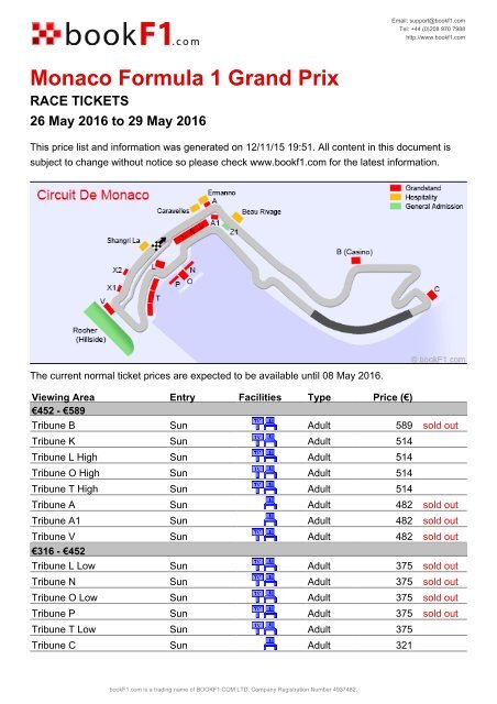 Monaco Formula 1 Grand Prix