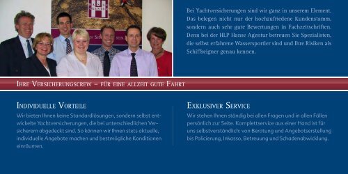 JETZT ANFRAGEN! - HLP Hanse Agentur